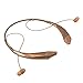Bluetooth Headset Pianogic HB-902 V4.0Wireless Neckband Bluetooth Headphones Stereo in-Ear Noise Cancelling Earphones Sports Running Magnetic Earbuds for iOS and Android(Gold)