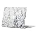 GMYLE MacBook Air 13 Inch Case A1466 A1369 Old Version 2010 2017 and 13 13.3 Inch Handle Carrying Sleeve Bag 2 in 1 Set (White Marble & Grey)