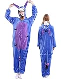 leahum Kigurumi Costume Cosplay Sleepsuit Cartoon Lounge Wear Pajamas Halloween Pajamas (S, Eeyore)