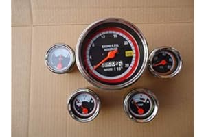 Oliver Tractor Tacho,Temp.Amp.Fuel.Oil pressure Gauges Kit -1550, 1650, 1750,1755, 1850,1855,1950,1955,2050,2150