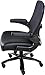 OneSpace Taft Mesh Back Oversized Executive Chair with Pocket Coil Seat Cushioning, Black