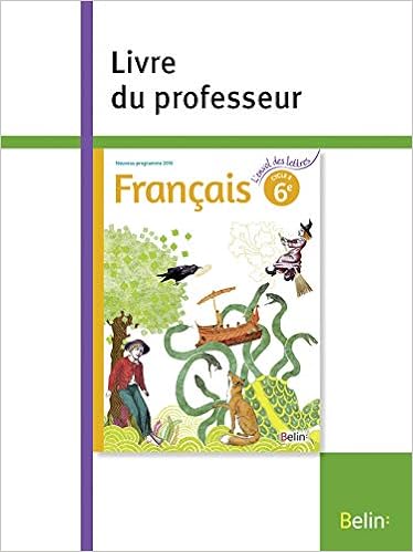 Francais 6e Livre Professeur Amazon Fr Randanne Florence Collectif Livres