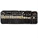 CoKate Makeup Brush Set, 32PC Eyebrow Shadow Makeup Brush Set with Pouch Bag Wooden