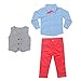 FAVOLOOK Boys Waistcoat, Kids Suits ＆ Gentleman Sets with Vest + Bowknot Shirt + Pants for Daily Wear Special Occasion