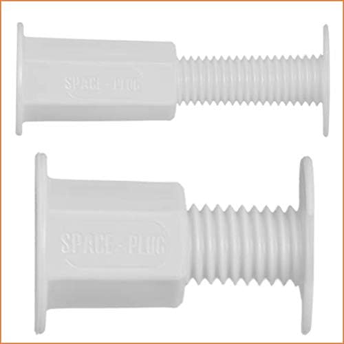 SpacePlug Brilliant White 44 MultiPurpose, Adjustable Spacer Fitting