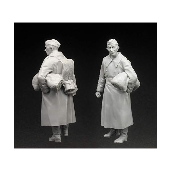 XINGCHANG 1/35 Resin Figure Model Kit Kriegsgefangener, 1944-45 080 Unmontiertes unbemaltes Oberteil – Bild 4