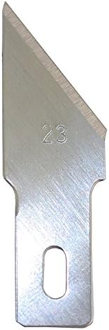 #23 Hobby Blades, 4inLoveMe Fine Point Replacement Blades for Hobby Art and Craft Work Repairing DIY Cutting Fine Point Blades 10Pack (#23)
