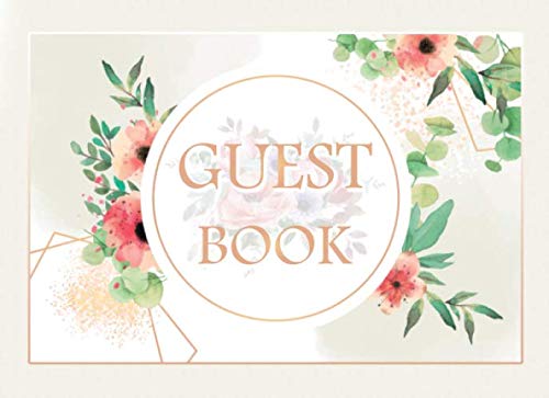 Guest Book: Guest Sign-in Book, Guest Registry, Guestbook Planner, Birthday, Bridal Shower, Wedding, by TorNis