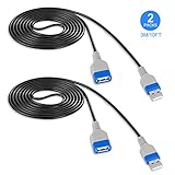 Keten Extension Cable for Playstation Classic Console Controller, Extra Signal Cord for Sony PS Classic Mini Edition – 2018 (3M/10 ft -2 Pcs)