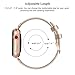 SWEES Slim Leather Band Compatible for Apple Watch 38mm 40mm 41mm 42mm Series 10, Slim Thin Elegant Top Grain Genuine Leather Strap Compatible for iWatch Series 10 9 8 7 6 5 4 3 2 1 SE Women