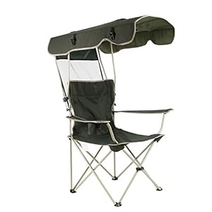Hm&dx Chaises De Camping Pliantes Extérieures Avec Canopy Shade,protection Contre Le Soleil Portable Heavy Duty Chaises…
