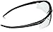 MCR Safety DL110 Dallas Safety Glasses with Polished Black Frame and Clear Lens