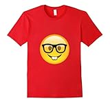 Nerd Emoji Glasses Teeth Emoticon Geek Smiley T-Shirt