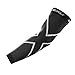 2XU Compression Recovery Arm Sleeves, Black, Large