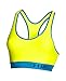 Under Armour Womens Armour Mid Solid Bra High-Vis Yellow MD (US 8-10)