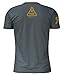 RokFit The Trifecta - Bacon, Coffee & Fitness Men's T-Shirt (Large, Indigo)