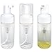 Three (3) Travel Accessories Foaming Soap Dispensers - Airline Approved (100ml/3.4oz) for Carry-on luggage or for use as countertop soap dispensers. Popular for camping and backpacking.