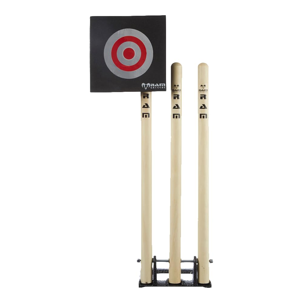 Ram Cricket Foam Bowling Target - Bowling Practice Equipment – High Density Foam Target to develop accuracy – Universal Fit for all Stumps – Suitable for Adult, Colts & Junior Cricket.