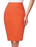 Kate KasinWomen's Elastic Midi Business Pencil Skirts
