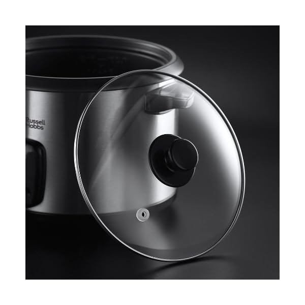 Russell Hobbs 19750 Rice Cooker and Steamer, 1.8L, Silver