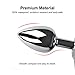 Utimi Anal Butt Plug Tail Stainless Steel Anal Stopper Smooth Anus Toy with Faux Fox Tail