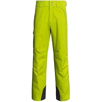 mens lime green ski pants