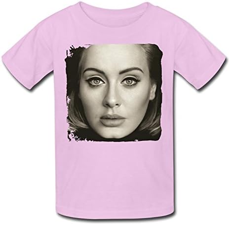SFMY Kid's Adele 25 2015 Poster T-shirt Size L Pink