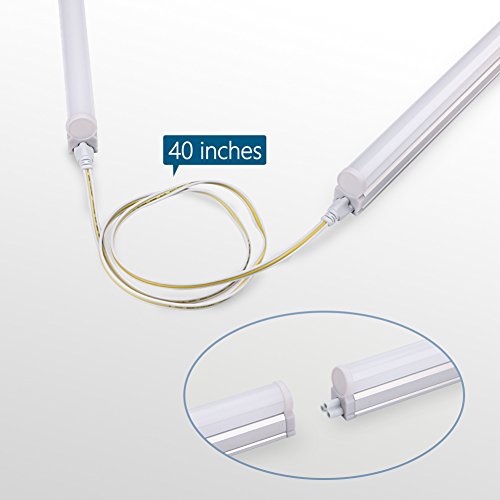 Barrina LED T5 Integrated Single Fixture, 4FT, 2200lm ... led grow lights electric diagram 