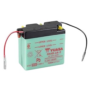 YUASA batterij 6N4B-2A-3 open zonder zuur
