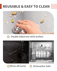 3 Pack Oven Liners for Bottom of Oven, 17x25" Large