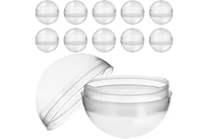 SOLUSTRE 200pcs Gumball Vending Machine Capsules 32mm Clear Empty Round Small Balls Plastic Openable Balls Crafts