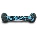 Fbsport 6.5inch Silicone Scratch Protector Cover Case For 2 Wheels Self Balancing Electric Scooter ¡­ (Blue-Black)