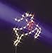 Impact Innovations Christmas Lighted Window Decoration, Reindeer with Scarf