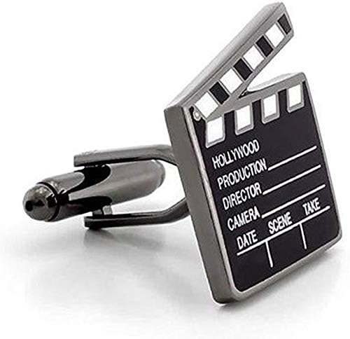 Hollywood Director's Film Clapboard Movie Slate Board Clapper Cufflinks