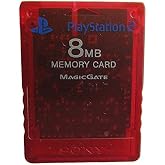 Sony PS2 Memory Card - Red - 8MB (Renewed)