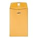 Quality Park 5 x 7-1/2 Clasp Envelopes, Clasp and Gummed Closures for Storing and Mailing, 28 lb Kraft Paper, 100 per Box (QUA37835)