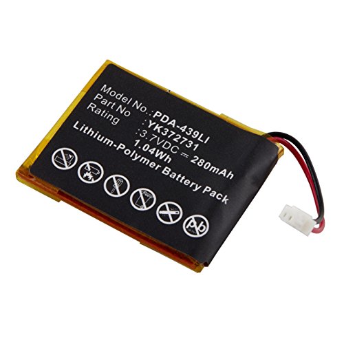 Dantona PDA-439LI PDA Lithium, Lithium Polymer (Li-Po) 3.7 Volts Battery