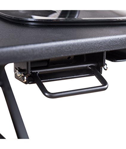 Stand Up Desk Store AirRise Corner Pro Two-Tier Standing Desk Converter/Sit Stand Desk - Turn Any Cubicle Into a Stand Up Desk/Adjustable Desk (Pneumatic Adjustment | 36" Wide | Black)