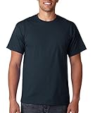 Gildan mens DryBlend 5.6 oz. 50/50 Pocket T-Shirt(G830)-NAVY-XL