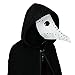 steel master White Long Nose Bird Beak Mask Gothic Mask with Goggles Festival Cosplay Face Mask