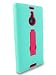 Kaleidio ™ Dual Layer Armor Hybrid Case Cover for Nokia Lumia 1520 (AT&T) (Package Includes a Overbrawn Prying Tool & Stylux Stylus Combo) - Retail Packaging (Turquoise/Pink)