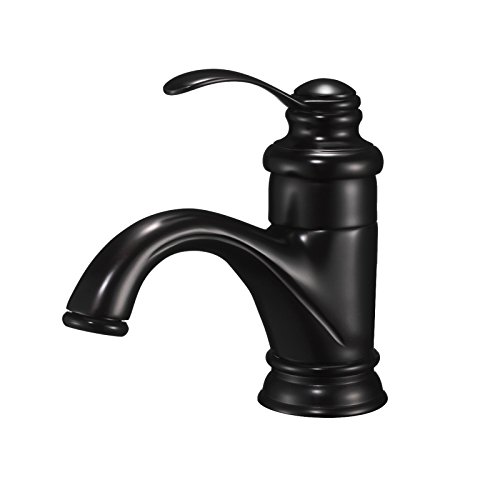 FYJ Oil Rubbed Bronze Bathroom Vessel Sink Faucets Centerset Unique Designer Widespread Single Handle Single Hole Modern Mixer Taps Discount Plumbing Fixtures Lavatory Faucets