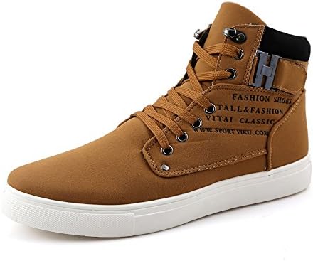 ZhaoDao158 Men's Casual Canvas Shoes Spring Autumn Buckle Breathable Ankle Boots Flats
