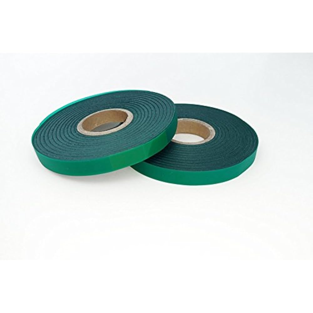 2 Rolls 4mil Thick 300 FEET X 1/2" Stretch Tie Tape Plant Ribbon
