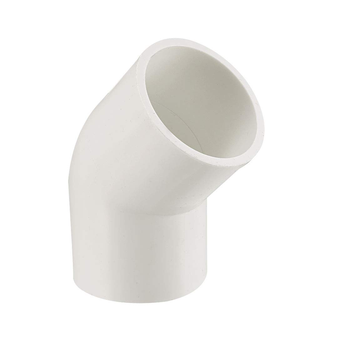 sourcing map 40mm Slip 45 Degree PVC Pipe Fitting Elbow Coupling Connector 2 Pcs