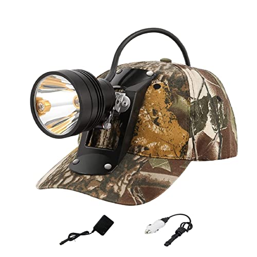 GearOZ LED Coyote Hog Coon Hunting Light CREE 80000 LUX, Rechargeable Predator Hunting Headlamp