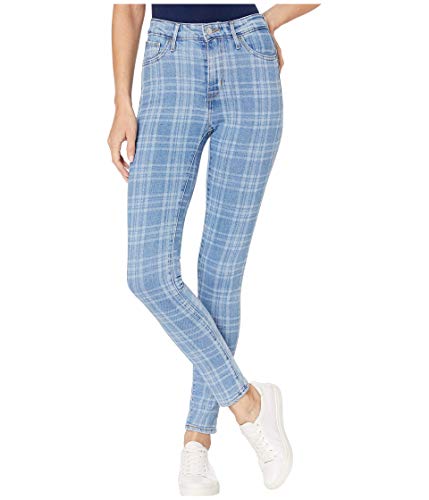 Levi's Women's 721 High Rise Skinny Jean, Sapphire Plaid, 26 (US 2) R
