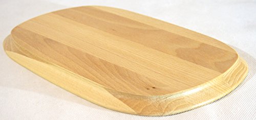 EFO Holzplatte – Servierplatte Holz – Servierteller - Holzplatte Deko – Serviertablett Holz - ovale Platte Holz für… – Bild 4
