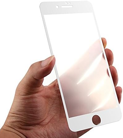 iPhone 7 Plus Screen Protector, Aothing Full Coverage Anti-Glare, Anti-Scratch, Anti Fingerprint, Shatterproof, Bubble Free Matte Tempered Glass for iPhone 7 Plus (White)