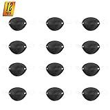 Skeleteen Pirate Black Eye Patch - Eyepatch for Pirate Themed Party Favors and Decorations - 12 Pack